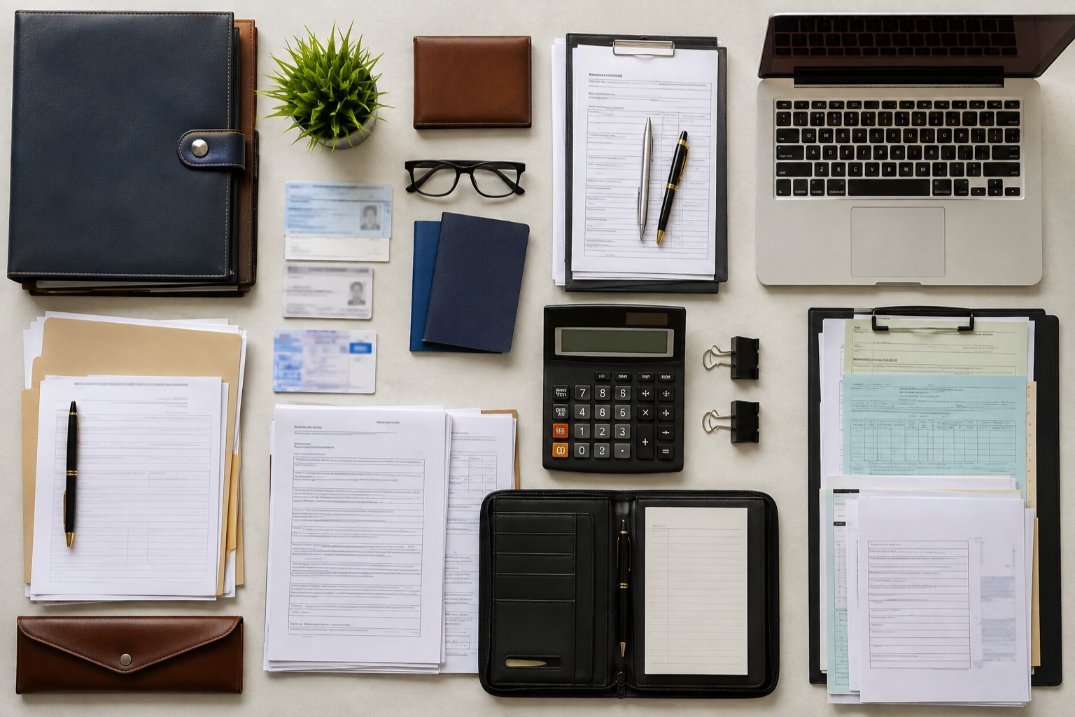 Company-registration-documents-and-incorporation-paperwork-arranged-on-office-desk